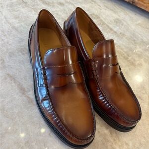 COLE HAAN Brown Leather Loafers for Men